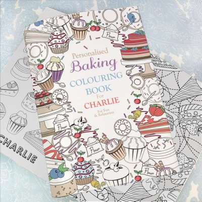 (image for) Personalised Baking Colouring Book