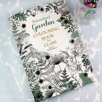 (image for) Personalised Gardening Colouring Book