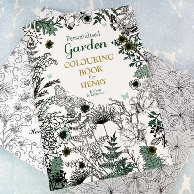 (image for) Personalised Gardening Colouring Book