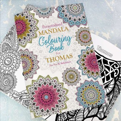 (image for) Personalised Mandala Colouring Book