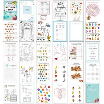 (image for) Personalised Wedding Activity Book with Stickers