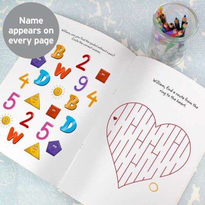 (image for) Personalised Wedding Activity Book with Stickers