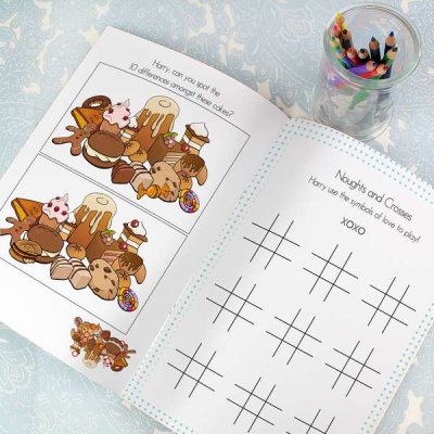 (image for) Personalised Wedding Activity Book with Stickers