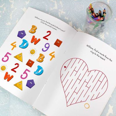 (image for) Personalised Wedding Activity Book with Stickers