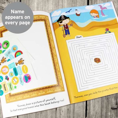 (image for) Personalised Activity Book with Stickers