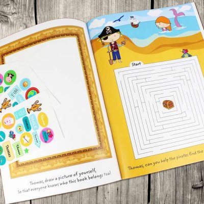 (image for) Personalised Activity Book with Stickers