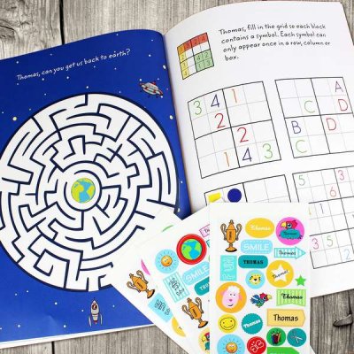 (image for) Personalised Activity Book with Stickers