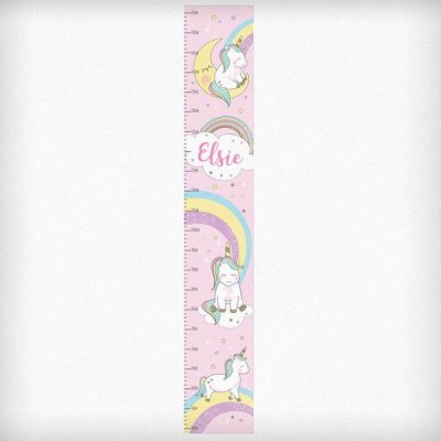 (image for) Personalised Baby Unicorn Height Chart