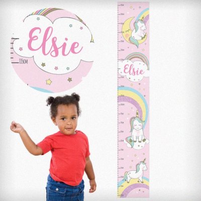 (image for) Personalised Baby Unicorn Height Chart