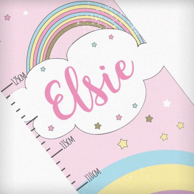 (image for) Personalised Baby Unicorn Height Chart