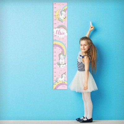 (image for) Personalised Baby Unicorn Height Chart