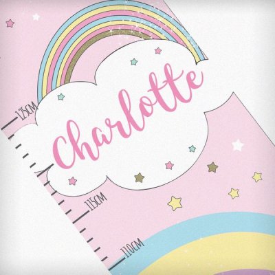 (image for) Personalised Baby Unicorn Height Chart