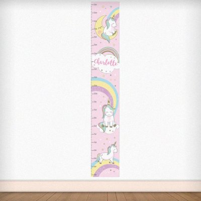 (image for) Personalised Baby Unicorn Height Chart