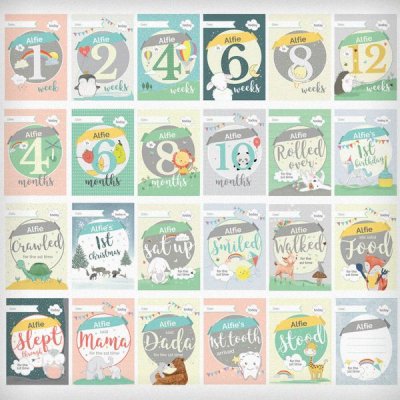 (image for) Personalised Baby Cards: For Milestone Moments