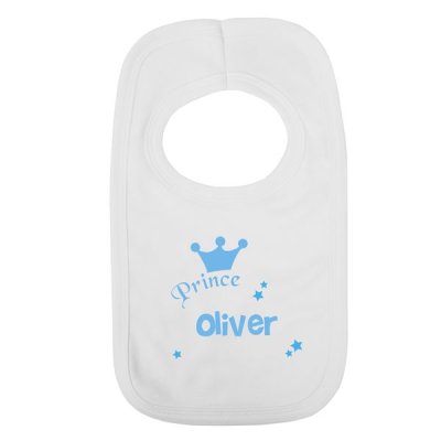 (image for) Personalised Prince Bib