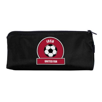 (image for) Personalised Red Football Fan Pencil Case