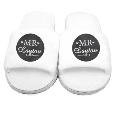 (image for) Personalised Mr Velour Slippers