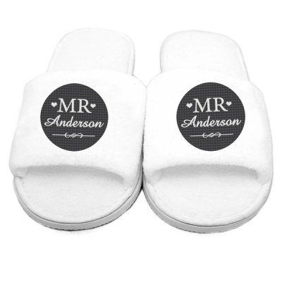 (image for) Personalised Mr Velour Slippers