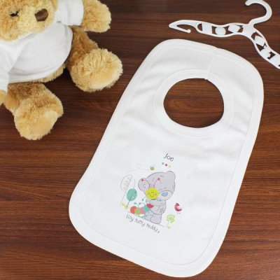 (image for) Personalised Tiny Tatty Teddy Cuddle Bug 0-3 Months Baby Bib