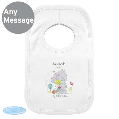 (image for) Personalised Tiny Tatty Teddy Cuddle Bug 0-3 Months Baby Bib