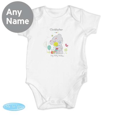 (image for) Personalised Tiny Tatty Teddy Cuddle Bug 0-3 Months Baby Vest