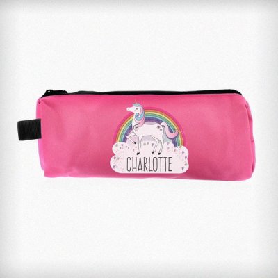 (image for) Personalised Unicorn Pink Pencil Case