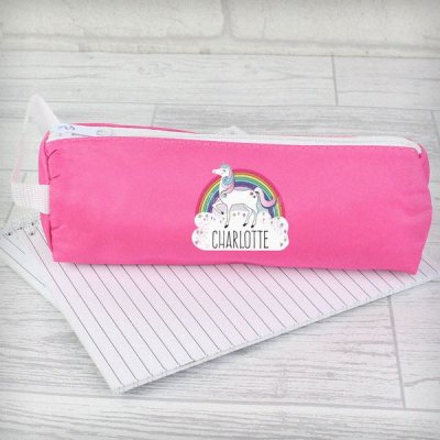 (image for) Personalised Unicorn Pink Pencil Case