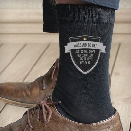 (image for) Personalised Classic Shield Men's Socks