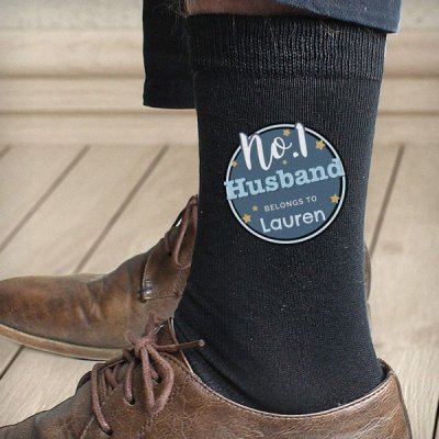 (image for) Personalised No.1 Men's Socks