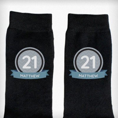 (image for) Personalised Birthday Men's Socks