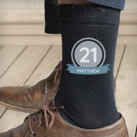 (image for) Personalised Birthday Men's Socks