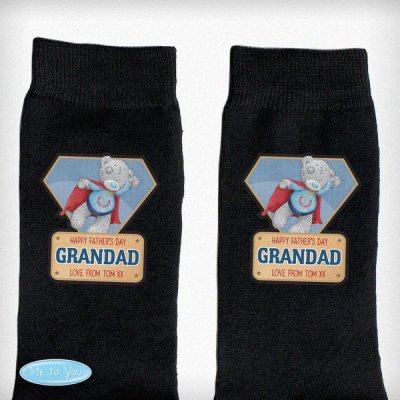 (image for) Personalised Me To You Super Hero Mens Socks