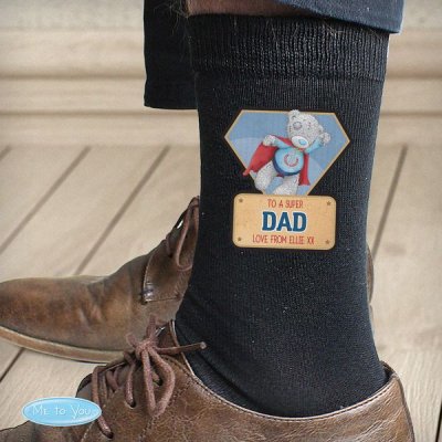 (image for) Personalised Me To You Super Hero Mens Socks