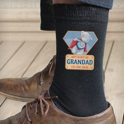 (image for) Personalised Me To You Super Hero Mens Socks