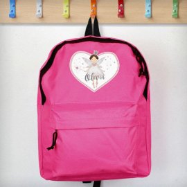 (image for) Personalised Fairy Princess Pink Backpack