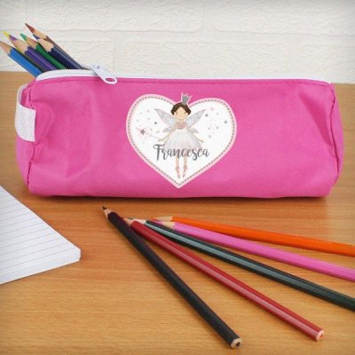 (image for) Personalised Fairy Princess Pink Pencil Case