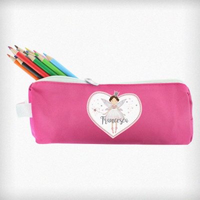 (image for) Personalised Fairy Princess Pink Pencil Case