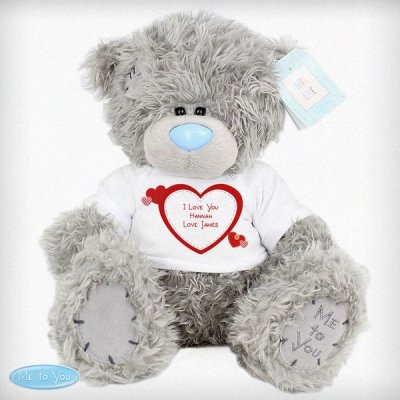 (image for) Personalised Me to You Bear with Hearts T-Shirt