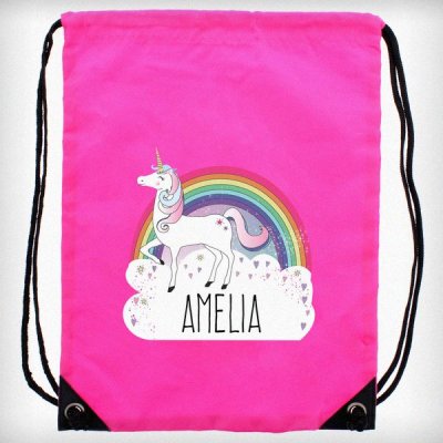 (image for) Personalised Unicorn Pink Kit Bag