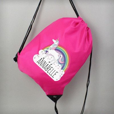 (image for) Personalised Unicorn Pink Kit Bag