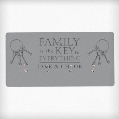 (image for) Personalised Family Key Hooks