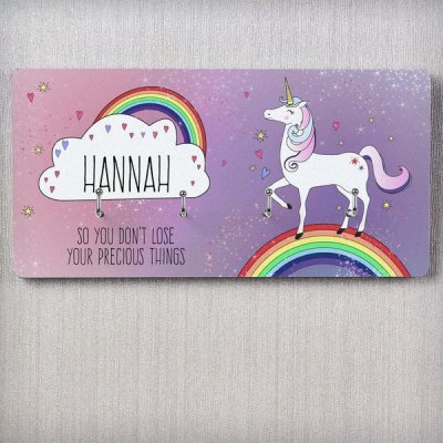 (image for) Personalised Unicorn Jewellery Hooks