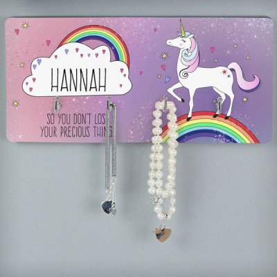 (image for) Personalised Unicorn Jewellery Hooks