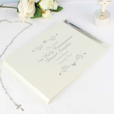 (image for) Personalised Sentiments Guest Book & Pen