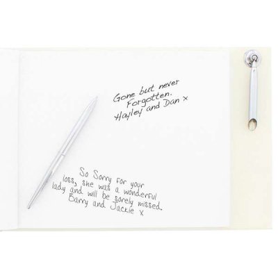 (image for) Personalised Sentiments Guest Book & Pen