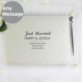 (image for) Personalised Classic Guest Book & Pen