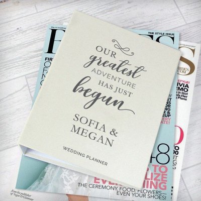 (image for) Personalised Our Greatest Adventure Wedding Planner