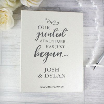 (image for) Personalised Our Greatest Adventure Wedding Planner