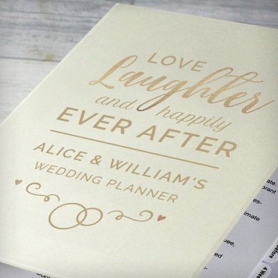 (image for) Personalised Happily Ever After Wedding Planner