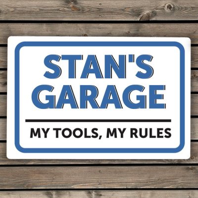 (image for) Personalised Garage Plaque